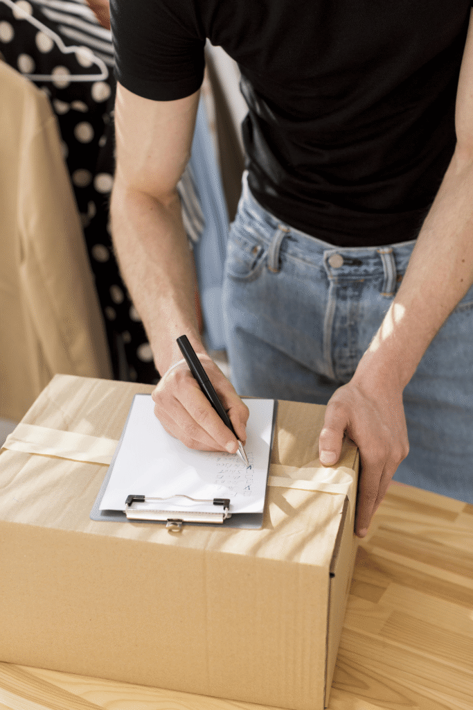 List of items to move.
